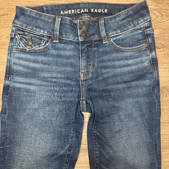 American Eagle Super Low Rise Jegging 2 Long - Picture 2 of 6